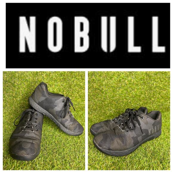 Nobull Super Fabric Trainer Dark Camo Unisex‎ M7 W8.5 - Picture 1 of 10